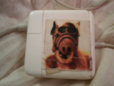 I even have ALF on my laptop charger.